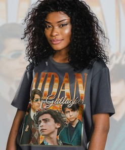 Aidan Gallagher Vintage Tee, Retro Homage Shirt to American Actor and Musician