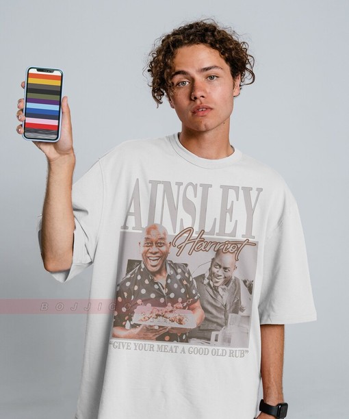 Ainsley Harriot Vintage Shirt - Movie Shirts for Men - Ainsley Harriot Homage Tshirt - Classic Movie T Shirts