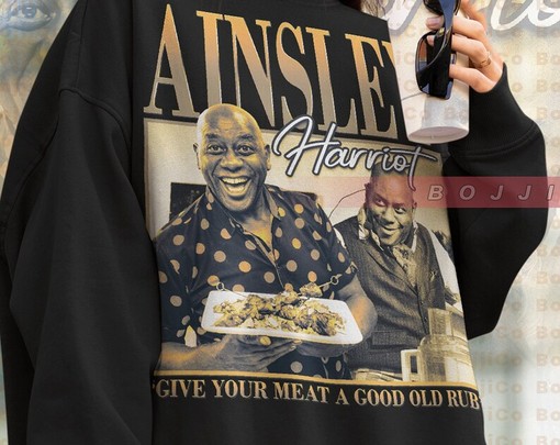 Ainsley Harriot Vintage Sweatshirt, Homage Sweater for 90s Food TV Fans - Classic Movie T Shirts - Image 4