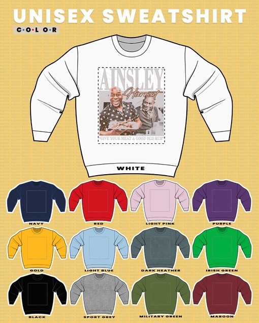 Ainsley Harriott Sweatshirt, Vintage Homage 90s Sweater, Ainsley Harriott Fan Tee - Image 3