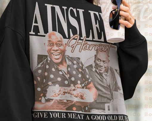 Ainsley Harriott Sweatshirt, Vintage Homage 90s Sweater, Ainsley Harriott Fan Tee - Image 4