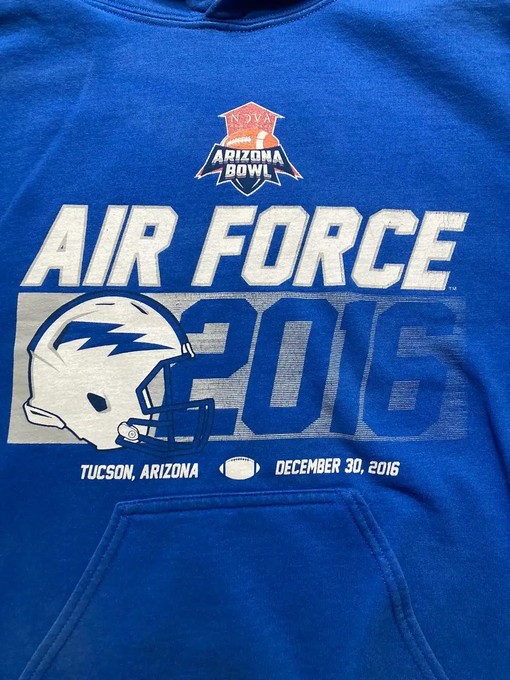 Air Force Falcons Football Arizona Bowl College Hoodie Sweatshirt - Perfect for Game Day - Image 2