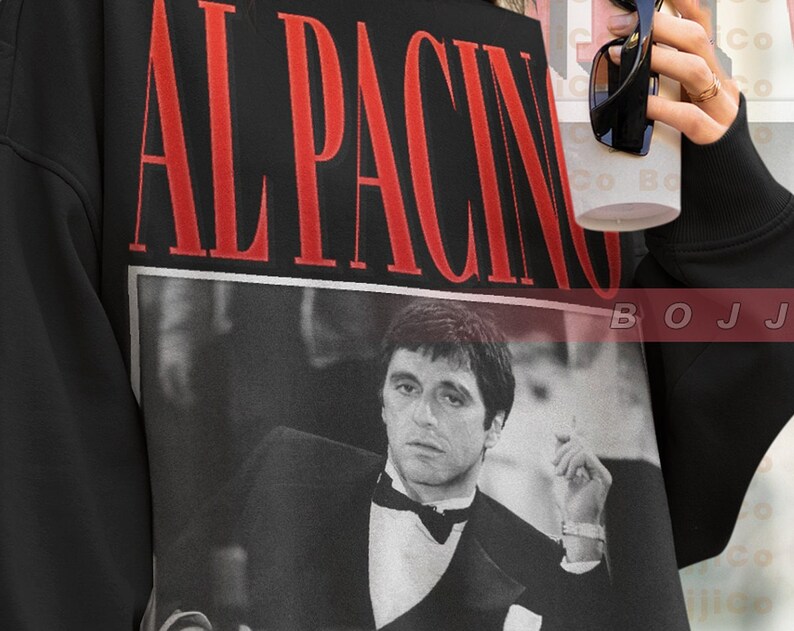 Al Pacino Vintage Shirt, The Godfather Sweater, Al Pacino Homage Hoodie, Michael Corleone Shirt, Movie Shirts For Men - Image 4