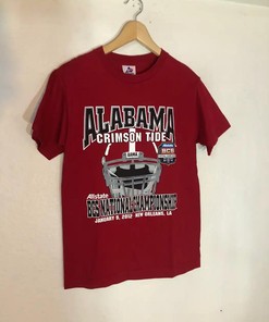 Alabama Crimson Tide 2012 BCS National Championship Football Game Day Sweatshirt Hoodie T-Shirt Lover