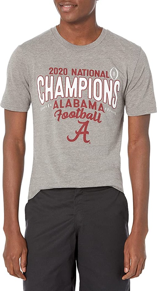 Alabama Crimson Tide 2020-2021 National Champs Triblend Shirt Vintage Football With Vintage Ncaa Shirts