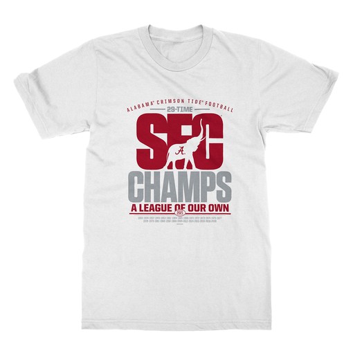 Alabama Crimson Tide 2021 Sec Football Conference Champions T-Shirt With Vintage Ncaa Shirts