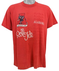 Alabama Crimson Tide Roll Tide T-Shirt, 1990s Vintage NCAA Shirt - Unisex Sport Sweatshirt Hoodie Gift