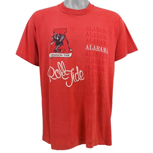 Alabama Crimson Tide Roll Tide T-Shirt, 1990s Vintage NCAA Shirt - Unisex Sport Sweatshirt Hoodie Gift
