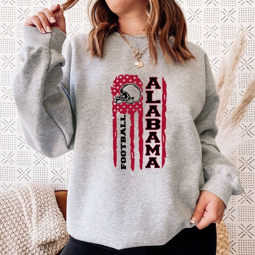 Alabama Football Sweatshirt, Alabama Crimson Tide Game Day Shirt, Ncaa Student Gift With Mens Sport Shirts