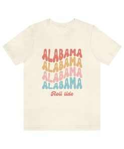 Alabama Shirt Retro, Alabama Travel Gifts For Crimson Tide Fans, Ncaa Alabama Shirts With Vintage Ncaa Shirts