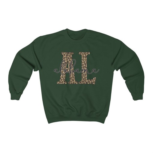 Alabama State Leopard Sweatshirt Hoodie and Shirt Gifts for Fans - Image 2