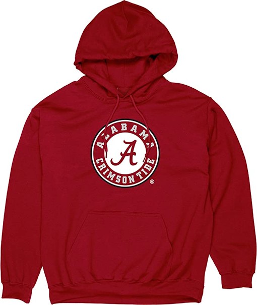 Alabama Team Color Icon Hoodie and College Shirts for Fans