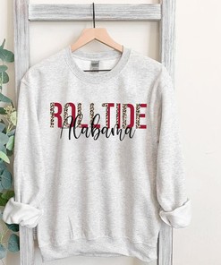 Alabama University Sweatshirt, University Football Team Fans Sweatshirt With NCAA Shirts Women