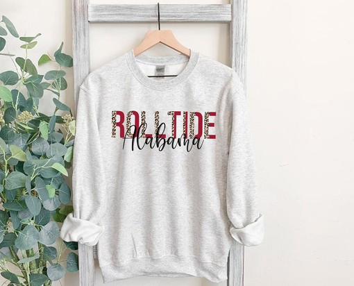 Alabama University Sweatshirt, University Football Team Fans Sweatshirt With NCAA Shirts Women