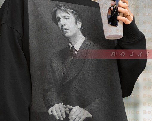 Alan Rickman British Actors Sweatshirt, Retro Die Hard Homage Sweater, Nakatomi Plaza Movie Shirt - Image 4