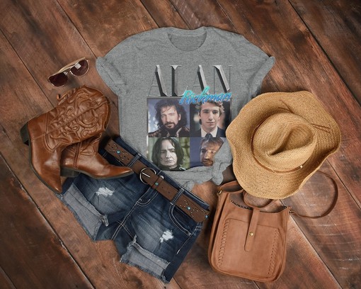 Alan Rickman Tribute Shirt, Die Hard Shirt, Hans Gruber, Nakatomi Plaza, John McClane, Bruce Willis, Movie Fans Gifts - Image 3
