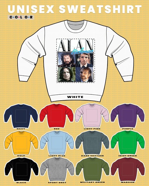 Alan Rickman Tribute Sweatshirt, Retro Die Hard Homage Sweater, Nakatomi Plaza Movie Shirt - Image 3