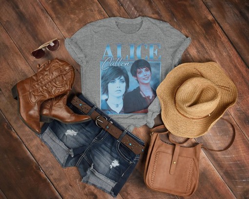 Alice Cullen Vintage Shirt with Retro Movie Night Shirt and Twight Saga Movie Vintage 90's Trending Tee T-Shirt - Image 3