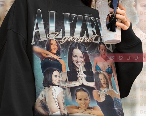 Alizee Lyonnet Vintage Sweatshirt for French Music Fans, Retro 90's Style - Vintage Movie Shirts - Image 4