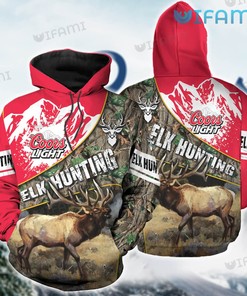 All I Want For Christmas Is Coors Light All Over Print 3D Hoodie for Beer Lovers