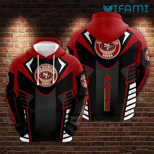 All Over Print Armor Design Hoodie - Perfect for San Francisco 49ers Fans