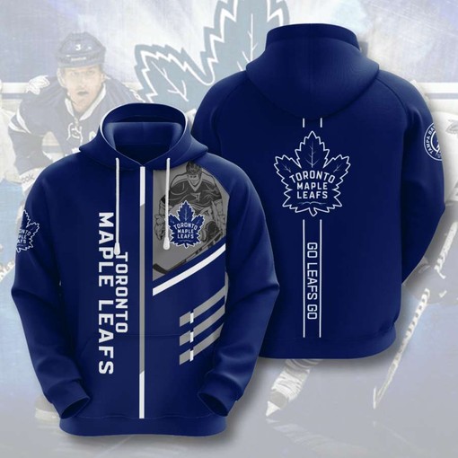 All Over Print Hoodie of Toronto Maple Leafs with Custom Design in 3D - Perfect for Fans