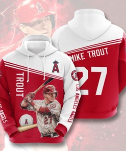 All Over Print Hoodie with Custom Design for Men: Show Your Love for Los Angeles Angels