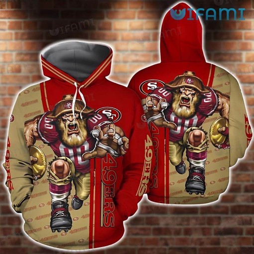 All Over Print Mascot Hoodie - San Francisco 49ers Edition