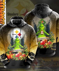 All Over Print Zip Up Hoodie Men - Pittsburgh Steelers with Urban Design