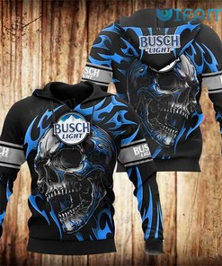 All-Over Print Busch Light 3D Hoodie for Beer Lovers