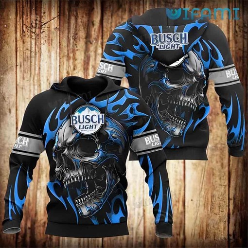 All-Over Print Busch Light 3D Hoodie for Beer Lovers