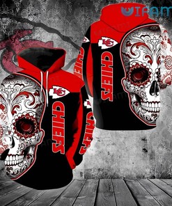 All-Over Print Kansas City Chiefs Deer Skull Forest 3D Hoodie Gift