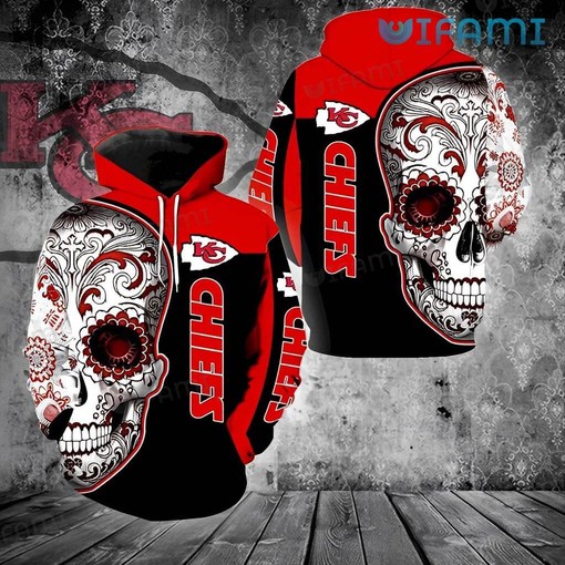 All-Over Print Kansas City Chiefs Deer Skull Forest 3D Hoodie Gift