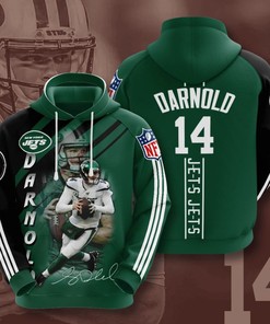 All-Over Print Men's 3D Hoodie for Athletic Jets Fans