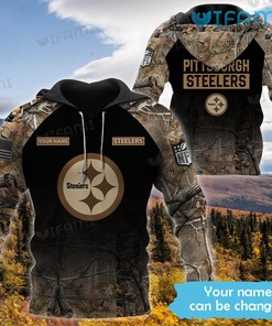 Alluring All Over Print Hoodies for Women - Pittsburgh Steelers Custom Name with Fashionable Design