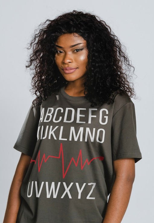 Alphabet HeartBeat Unisex Tees with Heartbeat Shirt and Alphabet Gift Quote, Random Shirt and Valentines Gift