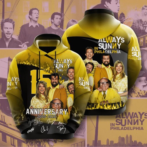 Always Sunny in Philadelphia Inspired 3D Hoodie - Men's Custom All Over Print Hoodie