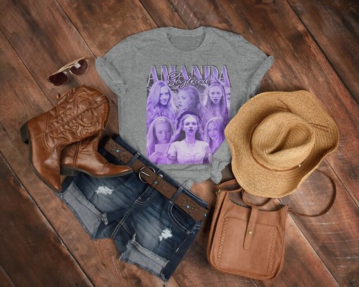Amanda Seyfried Vintage Shirt - Movie Shirts for Women - Amanda Seyfried Homage Tshirt - Film T-shirt - Image 3