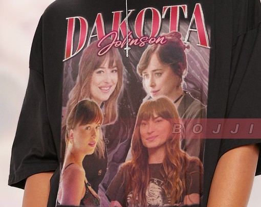American Actress Shirt Dakota Johnson Classic T-Shirt for Movie Fans - Image 2