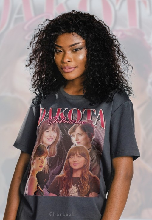 American Actress Shirt Dakota Johnson Classic T-Shirt for Movie Fans - Image 4