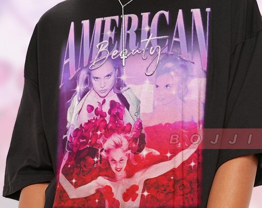 American Beauty Kevin Spacey, Mena Suvari Fans Shirt - Minimalist Movie Shirt - American Beauty Retro 90s - Image 2