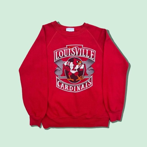 American College Louisville Cardinals Uni Football Sweatshirt - NCAA Shirts for Fans
