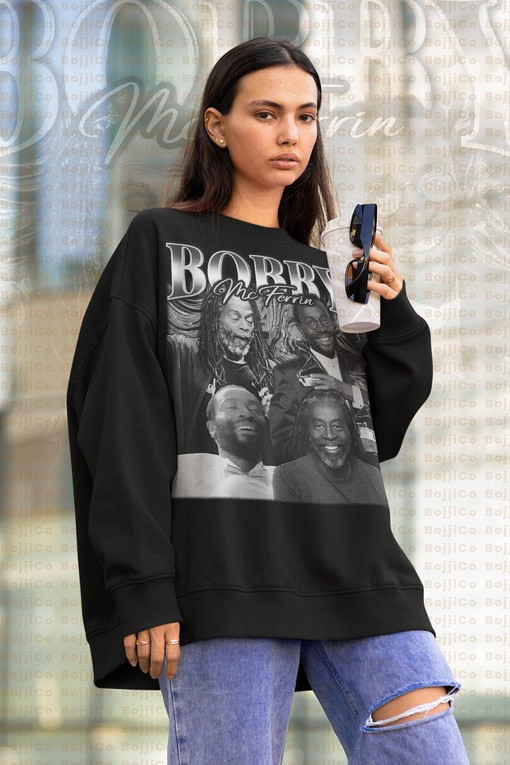 American Folk and Jazz Artist Bobby McFerrin Sweatshirt, Vocalist Jazz Gift Shirt - Movie T-shirts