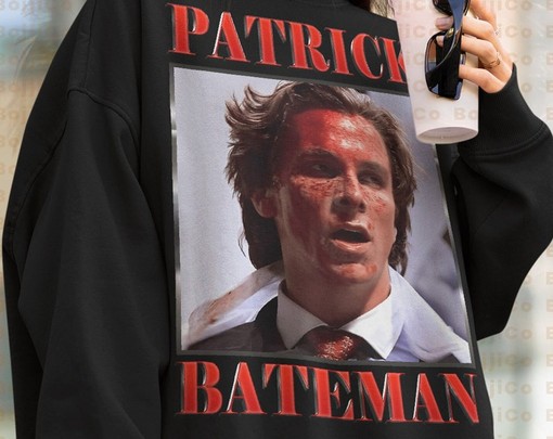 American Psycho Patrick Bateman Sweater, Horror Film Sweatshirt, Paul Allen Psycho T-shirt, Retro 90s Movie Fan - Image 4