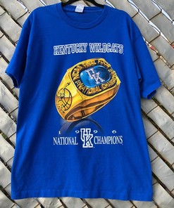 American University Sweatshirt: Celebrate the 1996 NCAA Kentucky Wildcats with Ring Champions Apparel