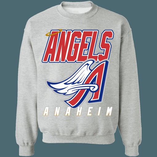 Anaheim Angels Angel Wing MLB Unisex Sweatshirt Hoodie Shirt - College Shirts - Image 3