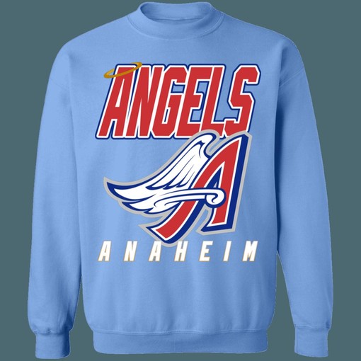 Anaheim Angels Angel Wing Retro MLB T-Shirt Sweatshirt Hoodie Gifts for Baseball Fans - Vintage NCAA Shirts