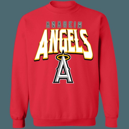 Anaheim Angels HALO Retro MLB Hoodie Sweatshirt - Crewneck Style for Baseball Lovers - Image 3