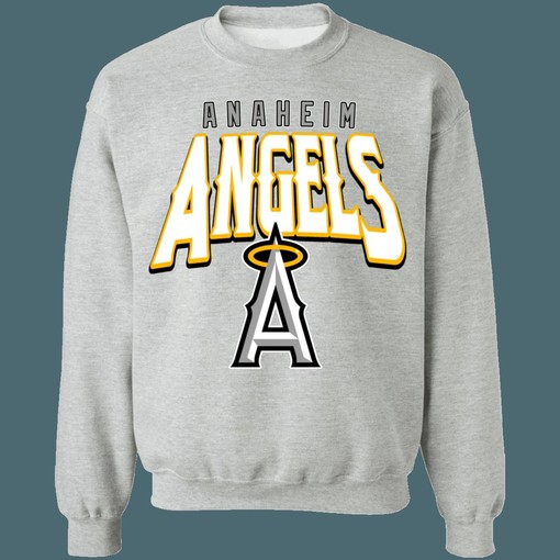 Anaheim Angels HALO Retro MLB Hoodie Sweatshirt - Crewneck Style for Baseball Lovers - Image 4