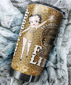 Anaheim Ducks NHL Tumbler Betty Boop NHL Tumbler Design for Fans, Perfect for Any Occasion with Tumbler Ideas